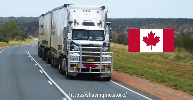 سائق شاحنة في كندا